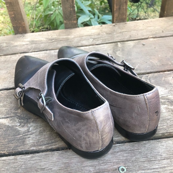 All Saints rare monk two tone pointy toe shoes - Picture 4 of 8